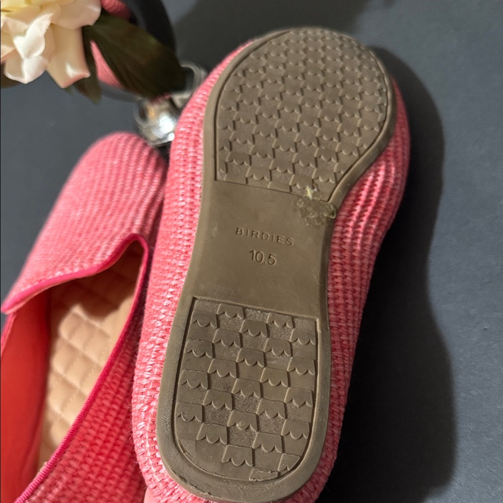 Birdies Coral Woven Flats - Picture 12 of 12